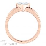 Heart Shaped Forever One Moissanite Engagement Ring #GTJ1216-heart-fb-r 2 Heart Shaped Forever Brilliant Moissanite Engagement Ring #GTJ1216-heart-fb-r