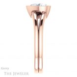 Heart Shaped Forever One Moissanite Engagement Ring #GTJ1216-heart-fb-r 3 Heart Shaped Forever Brilliant Moissanite Engagement Ring #GTJ1216-heart-fb-r