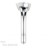 Heart Shaped Forever Brilliant Moissanite Engagement Ring #GTJ1216-heart-fb-w
