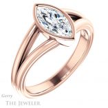 Marquise Cut Forever Brilliant Moissanite Engagement Ring #GTJ1216-marquise-fb-r