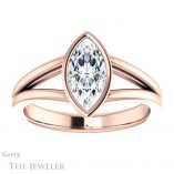 Marquise Cut Forever Brilliant Moissanite Engagement Ring #GTJ1216-marquise-fb-r