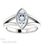 Marquise Cut Forever Brilliant Moissanite Engagement Ring #GTJ1216-marquise-fb-w