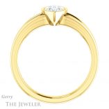 Marquise Cut Forever One Moissanite Engagement Ring #GTJ1216-marquise-fb-y 2 Marquise Cut Forever Brilliant Moissanite Engagement Ring #GTJ1216-marquise-fb-y