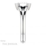 Oval Shaped Forever One Moissanite Engagement Ring #GTJ1216-oval-fo-w