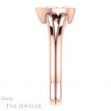 Pear Shaped Forever One Moissanite Engagement Ring #GTJ1216-pear-fb-r 3 Pear Shaped Forever Brilliant Moissanite Engagement Ring #GTJ1216-pear-fb-r