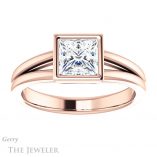 Princess Cut Forever One Moissanite Engagement Ring #GTJ1216-square-fo-r 1 Princess Cut Forever One Moissanite Engagement Ring #GTJ1216-square-fo-r