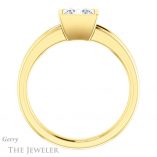 Princess Cut Forever One Moissanite Engagement Ring #GTJ1216-square-fo-y 2 Princess Cut Forever One Moissanite Engagement Ring #GTJ1216-square-fo-y