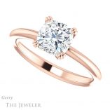 Cushion Cut Forever One Moissanite Engagement Ring #GTJ1220-cushion-fo-r 5 Cushion Cut Forever One Moissanite Engagement Ring #GTJ1220-cushion-fo-r