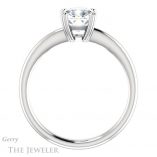 Cushion Cut Forever One Moissanite Engagement Ring #GTJ1220-cushion-fo-w