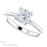 Cushion Cut Forever One Moissanite Engagement Ring #GTJ1220-cushion-fo-w