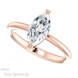 Marquise Cut Forever One Moissanite Engagement Ring #GTJ1220-marquise-fb-r 5 Marquise Cut Forever Brilliant Moissanite Engagement Ring #GTJ1220-marquise-fb-r