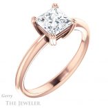 Princess Cut Forever One Moissanite Engagement Ring #GTJ1220-square-fo-r