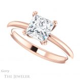 Princess Cut Forever One Moissanite Engagement Ring #GTJ1220-square-fo-r