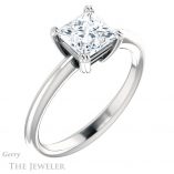 Princess Cut Forever One Moissanite Engagement Ring #GTJ1220-square-fo-w