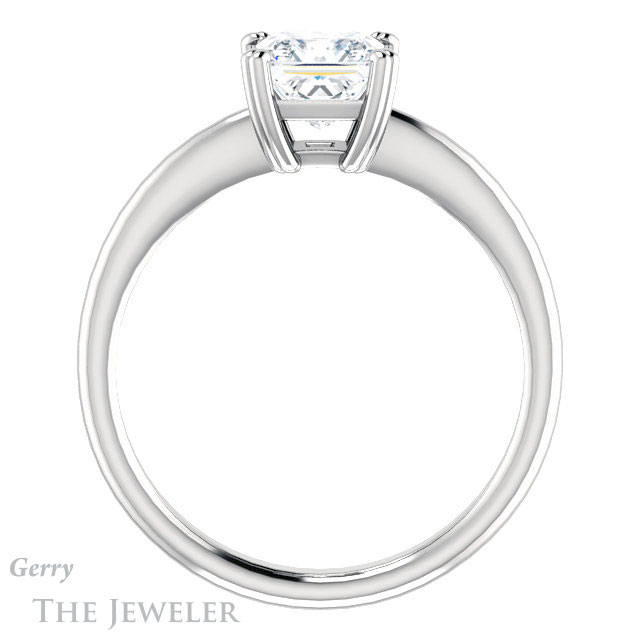 Princess Cut Forever One Moissanite Engagement Ring #GTJ1220-square-fo-w