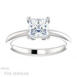 Princess Cut Forever One Moissanite Engagement Ring #GTJ1220-square-fo-w