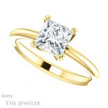 Princess Cut Forever One Moissanite Engagement Ring #GTJ1220-square-fo-y