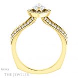 Marquise Cut Forever Brilliant Moissanite Engagement Ring #GTJ1221-marquise-fb-y