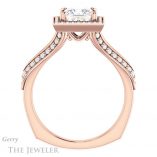 Princess Cut Forever One Moissanite Engagement Ring #GTJ1221-square-fo-r