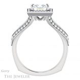 Princess Cut Forever One Moissanite Engagement Ring #GTJ1221-square-fo-w
