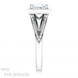 Princess Cut Forever One Moissanite Engagement Ring #GTJ1221-square-fo-w