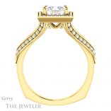 Princess Cut Forever One Moissanite Engagement Ring #GTJ1221-square-fo-y
