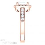Emerald Cut Forever Brilliant Moissanite Engagement Ring #GTJ1222-emerald-fb-r