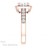 Oval Shaped Forever One Moissanite Engagement Ring #GTJ1222-oval-fo-r 3 Oval Shaped Forever One Moissanite Engagement Ring #GTJ1222-oval-fo-r