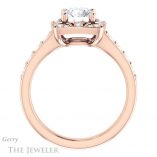Round Cut Forever One Moissanite Engagement Ring #GTJ1222-round-fo-r 2 Round Cut Forever One Moissanite Engagement Ring #GTJ1222-round-fo-r