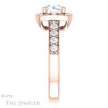 Round Cut Forever One Moissanite Engagement Ring #GTJ1222-round-fo-r 3 Round Cut Forever One Moissanite Engagement Ring #GTJ1222-round-fo-r