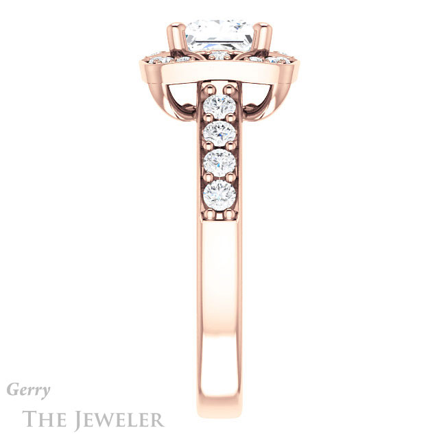 Princess Cut Forever One Moissanite Engagement Ring #GTJ1222-square-fo-r 3 Princess Cut Forever One Moissanite Engagement Ring #GTJ1222-square-fo-r