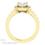 Princess Cut Forever One Moissanite Engagement Ring #GTJ1222-square-fo-y