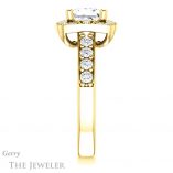 Princess Cut Forever One Moissanite Engagement Ring #GTJ1222-square-fo-y