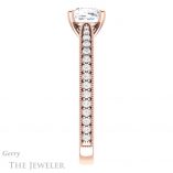 Cushion Cut Forever One Moissanite Engagement Ring #GTJ1224-cushion-fo-r 3 Cushion Cut Forever One Moissanite Engagement Ring #GTJ1224-cushion-fo-r