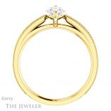 Marquise Cut Forever Brilliant Moissanite Engagement Ring #GTJ1224-marquise-fb-y