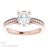 Oval Shaped Forever One Moissanite Engagement Ring #GTJ1224-oval-fo-r 1 Oval Shaped Forever One Moissanite Engagement Ring #GTJ1224-oval-fo-r
