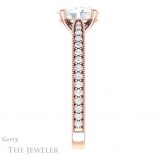 Oval Shaped Forever One Moissanite Engagement Ring #GTJ1224-oval-fo-r 3 Oval Shaped Forever One Moissanite Engagement Ring #GTJ1224-oval-fo-r