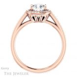 Cushion Cut Forever One Moissanite Engagement Ring #GTJ1225-cushion-fo-r