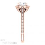 Cushion Cut Forever One Moissanite Engagement Ring #GTJ1225-cushion-fo-r