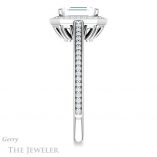 Emerald Cut Forever Brilliant Moissanite Engagement Ring #GTJ1225-emerald-fb-w