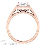 Princess Cut Forever One Moissanite Engagement Ring #GTJ1225-square-fo-r