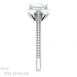 Princess Cut Forever One Moissanite Engagement Ring #GTJ1225-square-fo-w