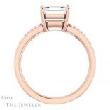 Emerald Cut Forever Brilliant Moissanite Engagement Ring #GTJ1229-emerald-fb-r