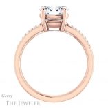 Oval Shaped Forever One Moissanite Engagement Ring #GTJ1229-oval-fo-r