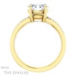 Oval Shaped Forever One Moissanite Engagement Ring #GTJ1229-oval-fo-y 2 Oval Shaped Forever One Moissanite Engagement Ring #GTJ1229-oval-fo-y