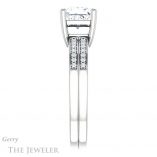 Princess Cut Forever One Moissanite Engagement Ring #GTJ1229-square-fo-w