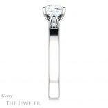 Cushion Cut Forever One Moissanite Engagement Ring #GTJ1232-cushion-fo-w