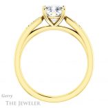 Cushion Cut Forever One Moissanite Engagement Ring #GTJ1232-cushion-fo-y 2 Cushion Cut Forever One Moissanite Engagement Ring #GTJ1232-cushion-fo-y