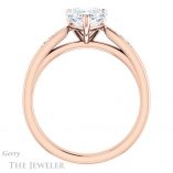 Heart Shaped Forever Brilliant Moissanite Engagement Ring #GTJ1232-heart-fb-r
