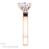Heart Shaped Forever Brilliant Moissanite Engagement Ring #GTJ1232-heart-fb-r